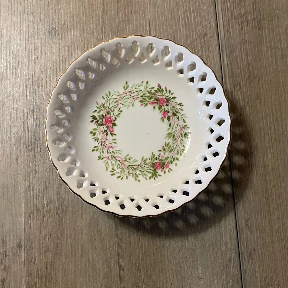 Vintage 1988 Avon Month of June Happy Birthday Trinket/Jewelry/Display Dish EUC